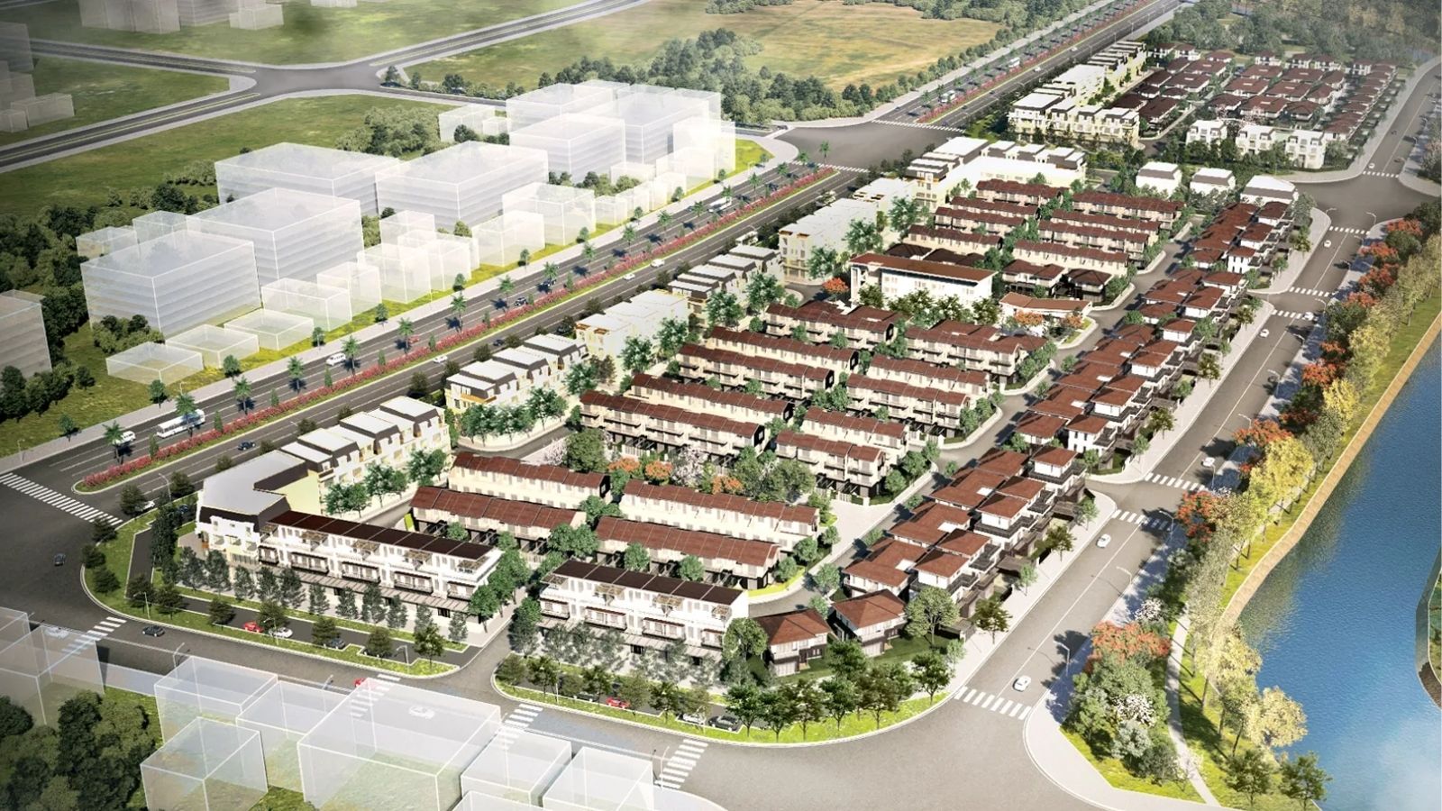 Mặt bằng tổng thể dự án Sol Garden Thủy Nguyên Hải Phòng